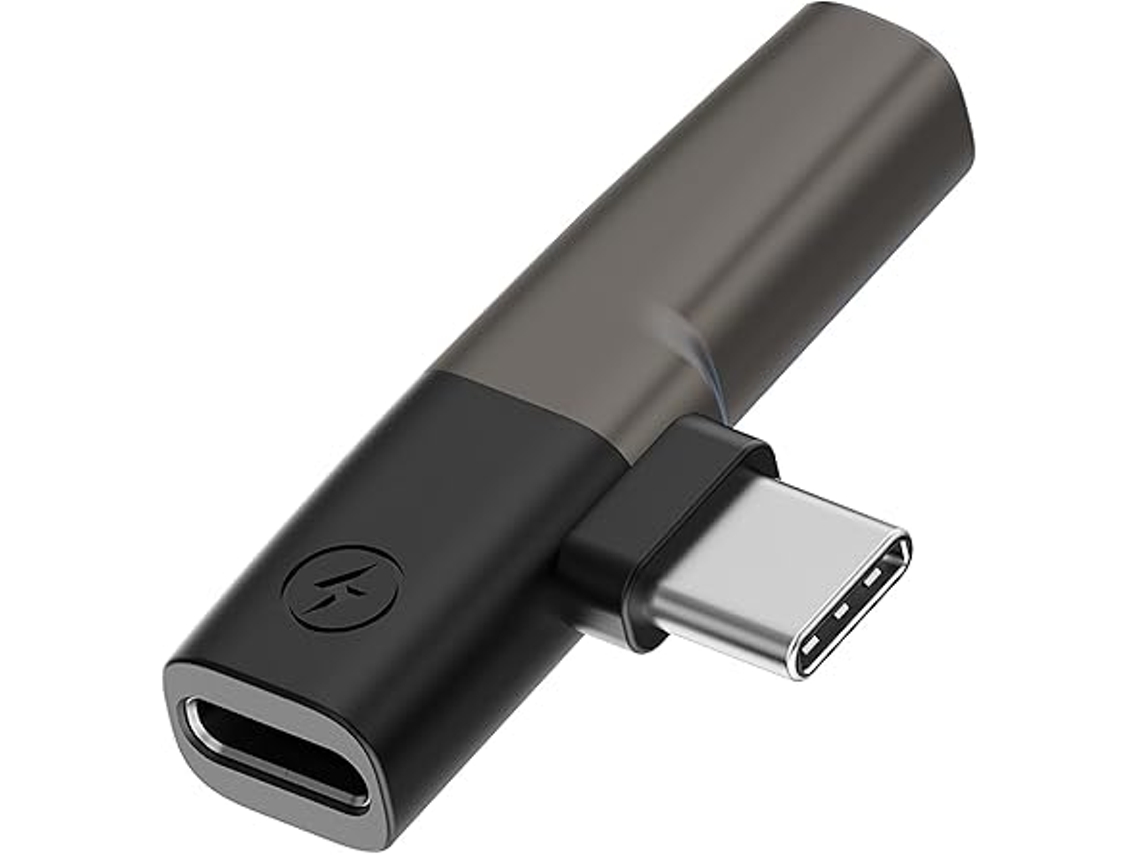 Conector Usb C Para 3,5 Mm E Adaptador De Carregamento 2 Em 1, Suporta Carregamento E Música Ao Mesmo Tempo Zeuxo (2 Peças)
