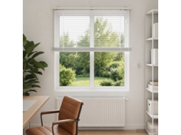 Vidaxl Cortina Veneziana Branco 110 X 130 Cm 35 Mm