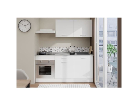 Cozinha completa - 180 cm - Branco Mate EKIPA