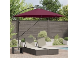 Vidaxl Guarda-sol Vermelho Bordeaux 294 X 294 X 248 Cm