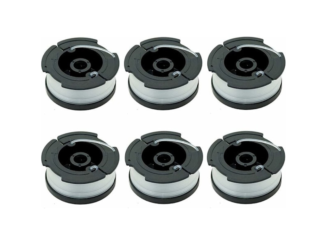 Pacote Com 6 Bobinas A6481 E A6485 Para Cortadores De Grama Black Decker