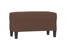 Bench, Benches Vidaxl Marrom Couro Artificial (70 X 35 X 41 Cm)