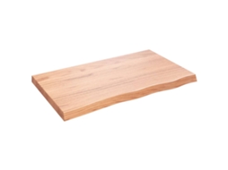 Bathroom Countertop, Bathroom Countertops Vidaxl Marrom Madeira De Carvalho (100 X 60 X 6 Cm)