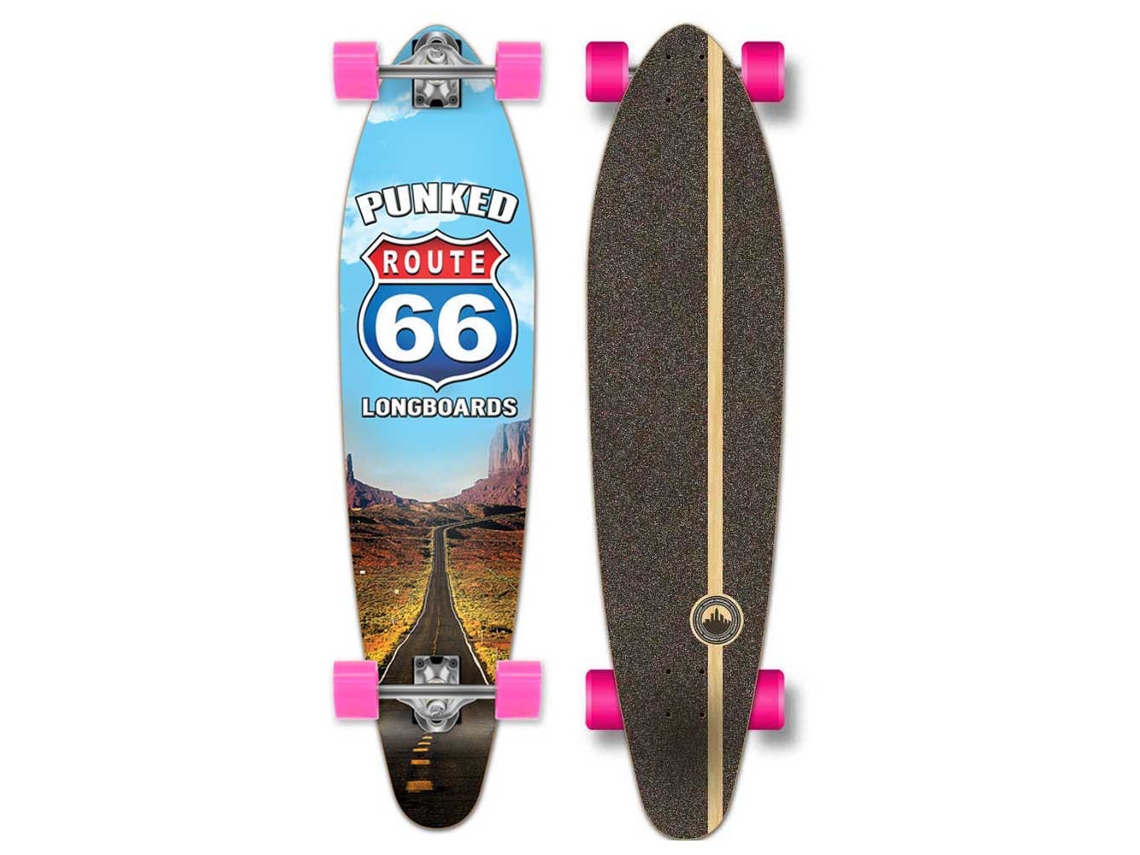 Longboard Kicktail Ruoute 66 The Run 40´´ Colorido 10 Inchesyocaher
