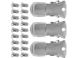 Mini Prendedores De Metal Estilo Jacaré Villcase, Antiderrapantes, Com Melhor Aderência, 30 Unidades, Design Refinado Em