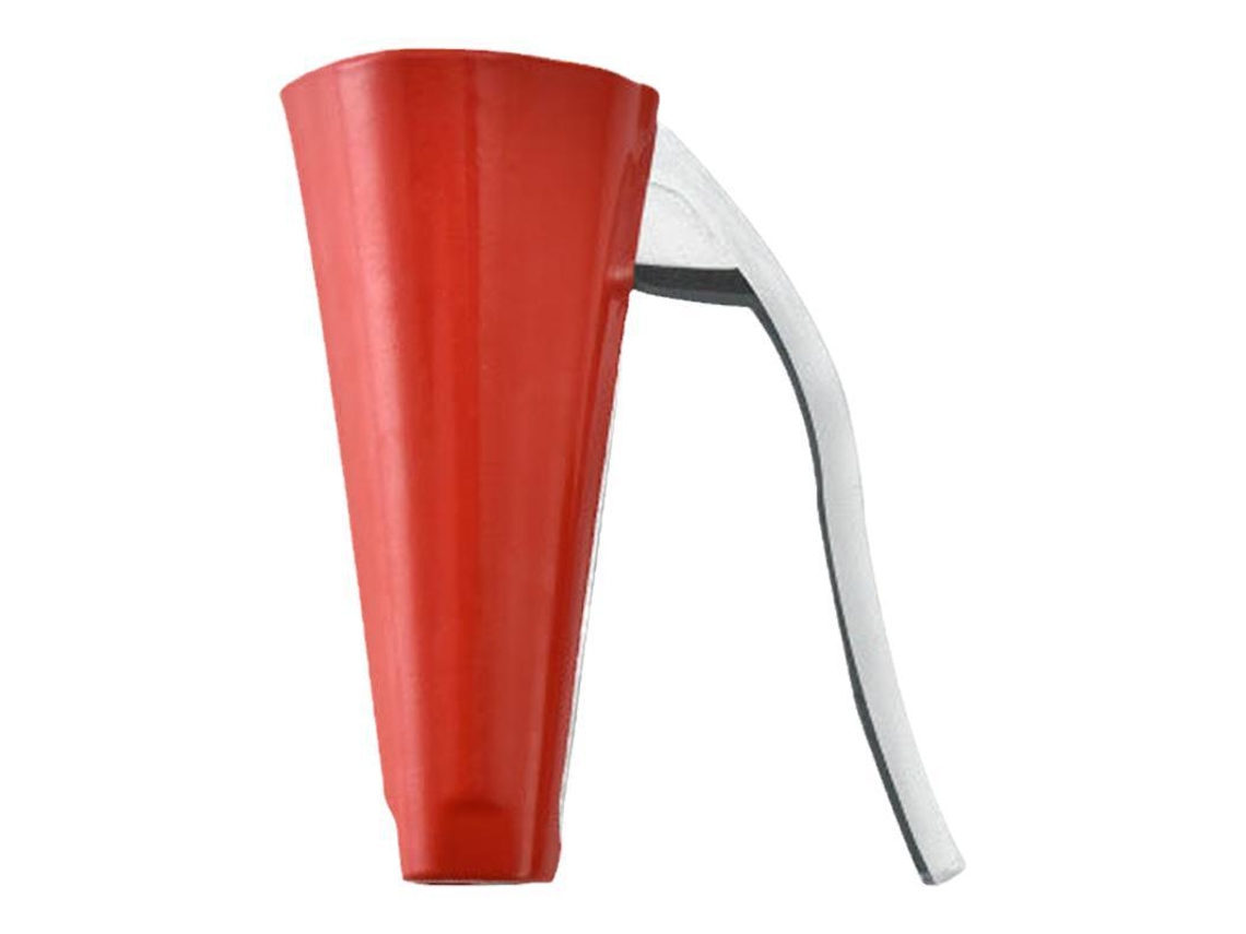 Quebra, Nozes De Metal Com Design Elegante E Funcional. Descascador Multifuncional, 1 Unidade, Vermelho