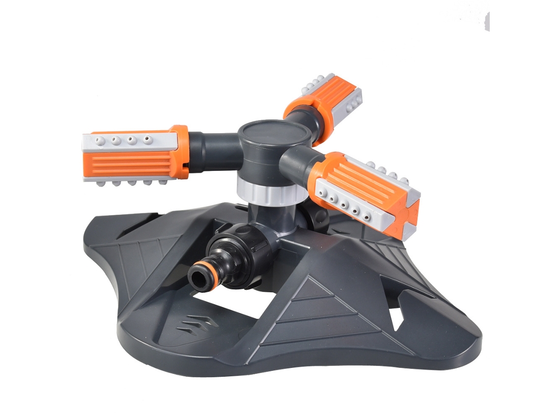 Aspersor De Jardim Automático Com Rotação De 360° E Ajuste De Altura.