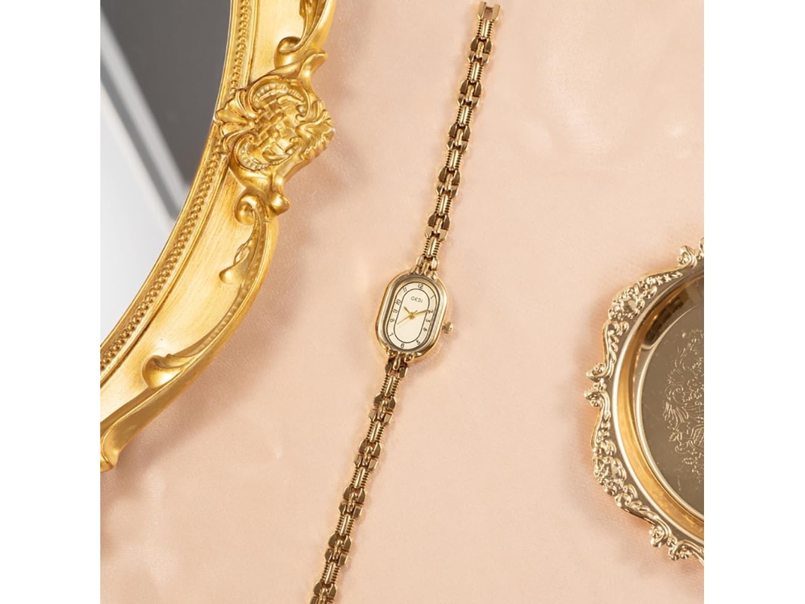 Lurelia Relógio Feminino, Dourado