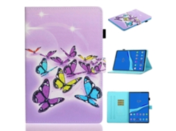 Capa De Couro Inteligente Com Desenho Colorido Para Tablet Lenovo Tab M10 Plus 10.6 3ª Geração 2022