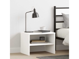 Vidaxl Mesa-de-cabeceira 40x30x30 Cm Aglomerado Branco