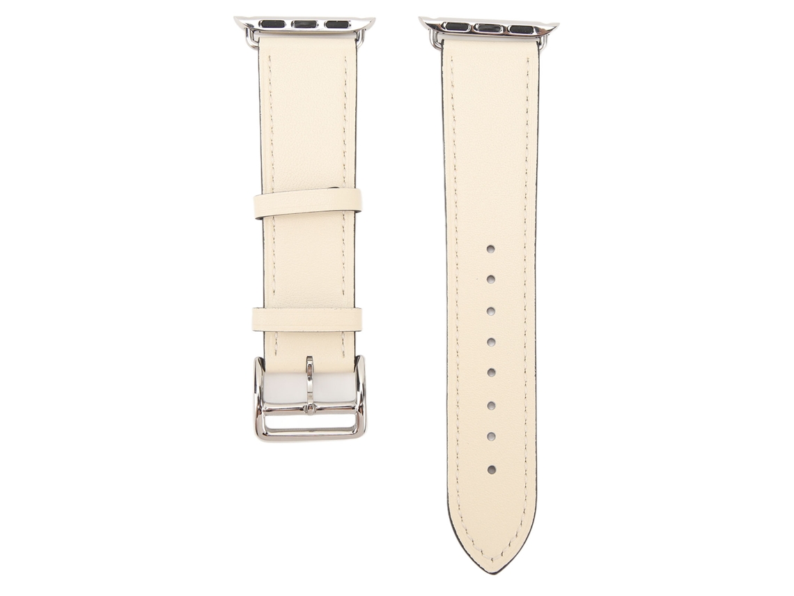 Cordão de Couro para Smartwatch Compatível com Apple Watch com Adaptação para Múltiplos Tamanhos EOOCOO
