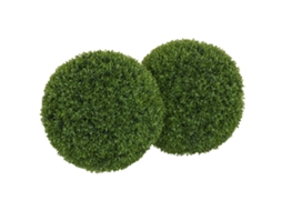 Planta Artificial EOOCOO (bola de Buchsbaum Uv, 2 Unidades)