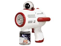 Máquina De Bolhas Portátil Com Solução Automática Para Crianças Brinquedo De Bolhas Para Festas Presente Vermelho