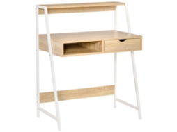 Cadeira Ergonômica CHEZMOI com assento giratório, braços acolchoados, altura ajustável, cinza