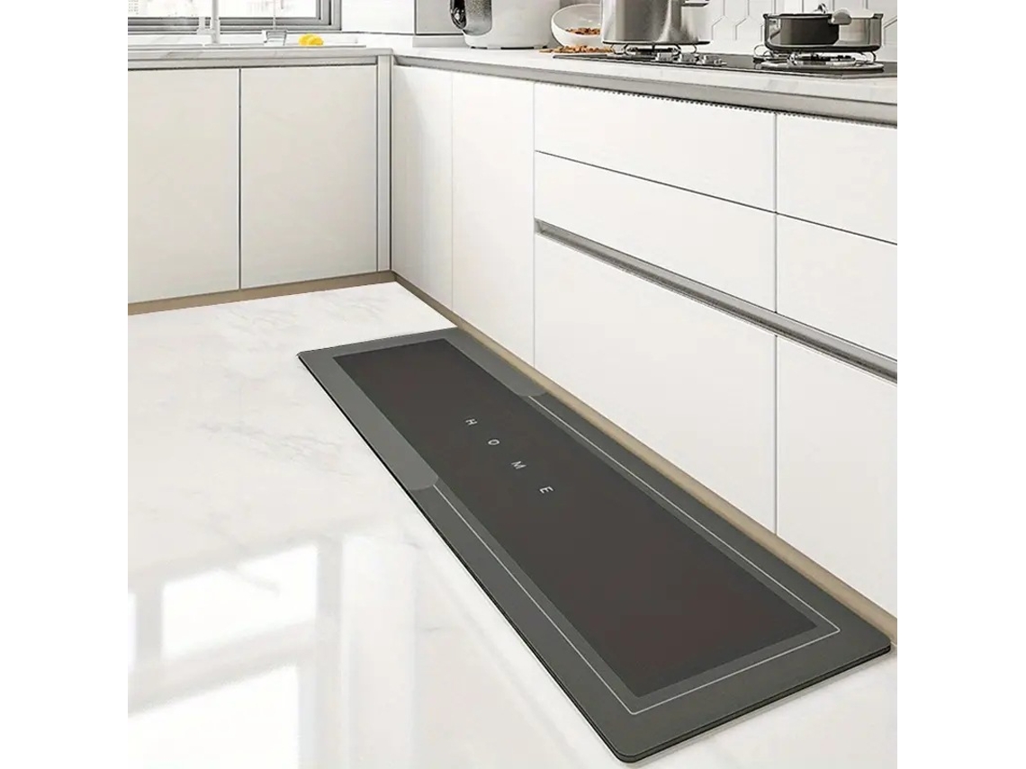 Tapete De 80x40 Cm, Preto.
