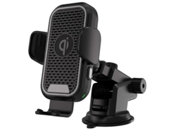 Carregador Carro Qi Fast Pára Brisa Para Apple, Lg, Samsung Yizhood Preto