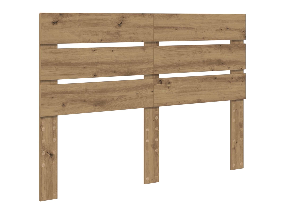 Cabeceira Carvalho Artesanal Madeira Processada 140 cm MAISON EXCLUSIVE