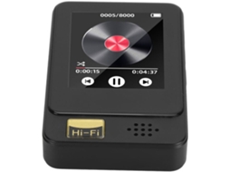 Leitor Mp3/Mp4 YIZHOOD T5 1.77Inch com Cartão Tf 16G Preto