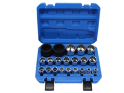 Conjunto De Soquetes Torx, 21 Peças, Aço Cromado-vanádio Durável, Azul