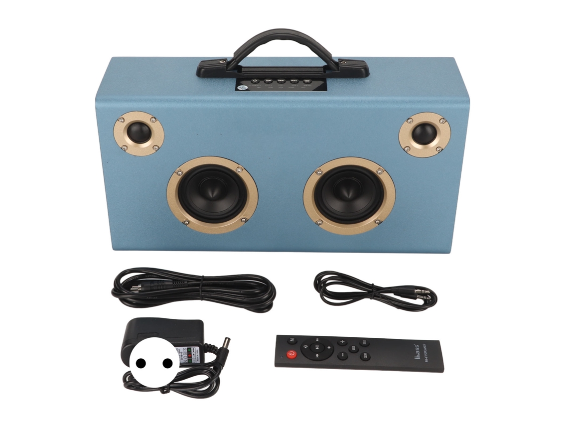 Caixa de Som Bluetooth LAXISCREED Subwoofer Portátil