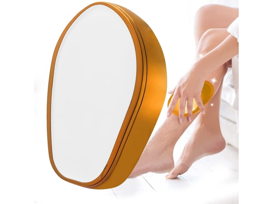 Depilação Borracha De Cabelo De Cristal Nano Cristal Ferramenta De Esfoliação Indolor Para Homens E Mulheres Rápido E Fácil Yizhood (ouro)