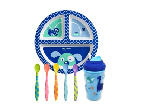 Kit Baby Fase 3 Azul Introdução Alimentar