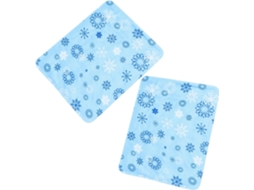 Conjunto Luxshiny com 2 almofadas reutilizáveis para resfriar alimentos, práticas e compactas para buffets.