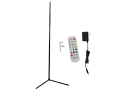 Lâmpada de canto de piso RGB, dimmable, com sincronização de música, controle remoto | S/MARCA