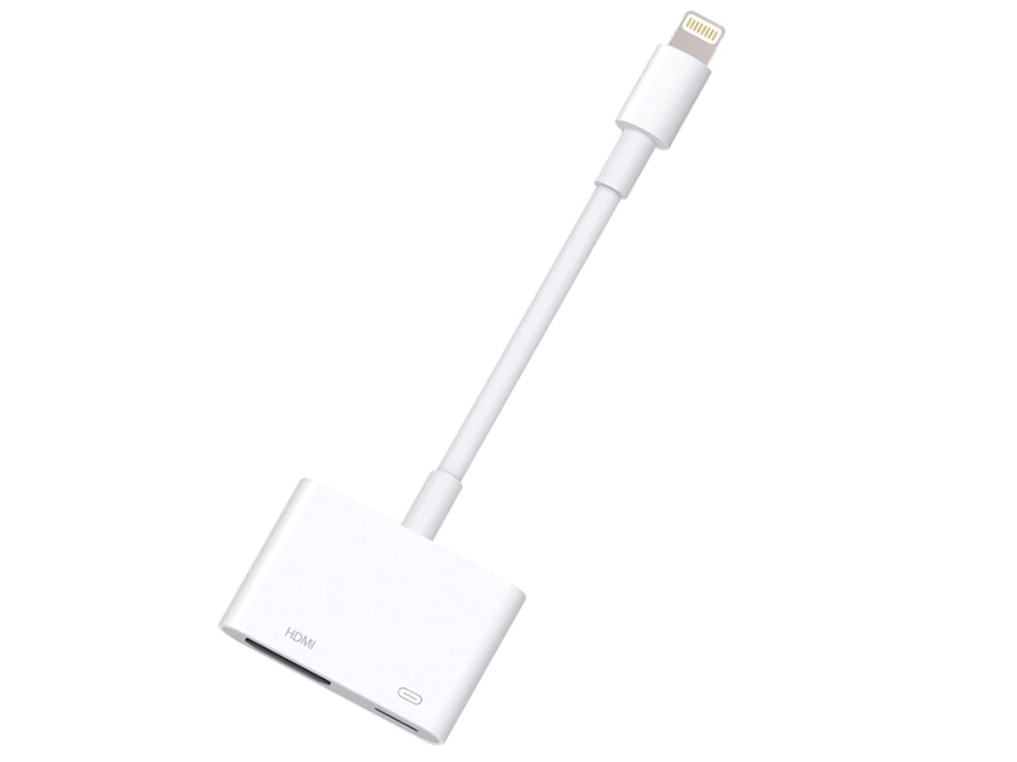 Adaptador Lightning Para Hdmi Com Adaptador Av Digital Lightning 1080p Branco*