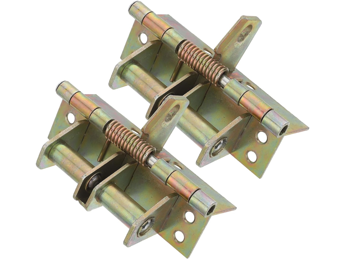 Dobradiças De Metal Com Mola E Fechamento Automático Sewacc 2 Unidades, Com Mecanismo De Amortecimento, Para Armários