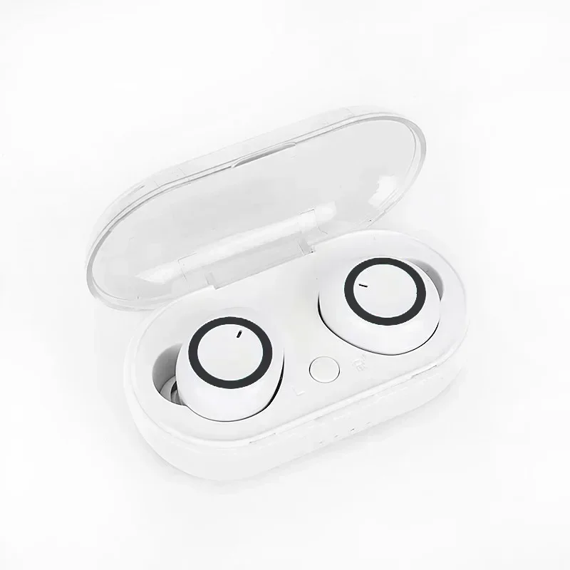 Fones De Ouvido Bluetooth Intra-auriculares Tws Sports Estéreo À Prova D'água (preto E Branco)