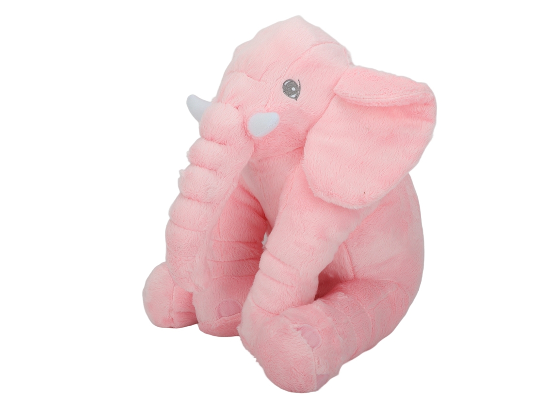 Primerox brinquedo de Pelúcia de Elefante Fofo Macio Almofada Decorativa Infantil Rosa