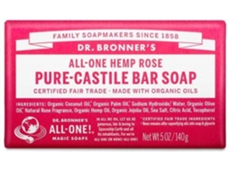 Champô Líquido DR. BRONNER'S Pure Castile Rosa  (140 gr)