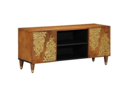 Vidaxl Gabinete Para Tv Marrom Mel 105 X 33 X 46 Cm