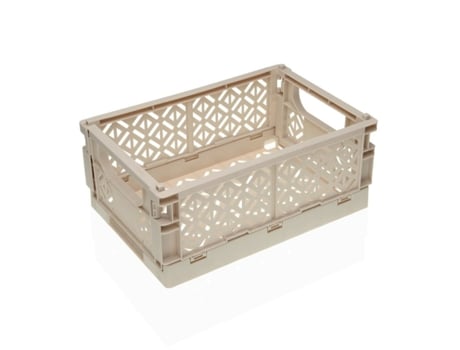 Caixa Dobrável Versa Branco Polipropileno (35 X 1.