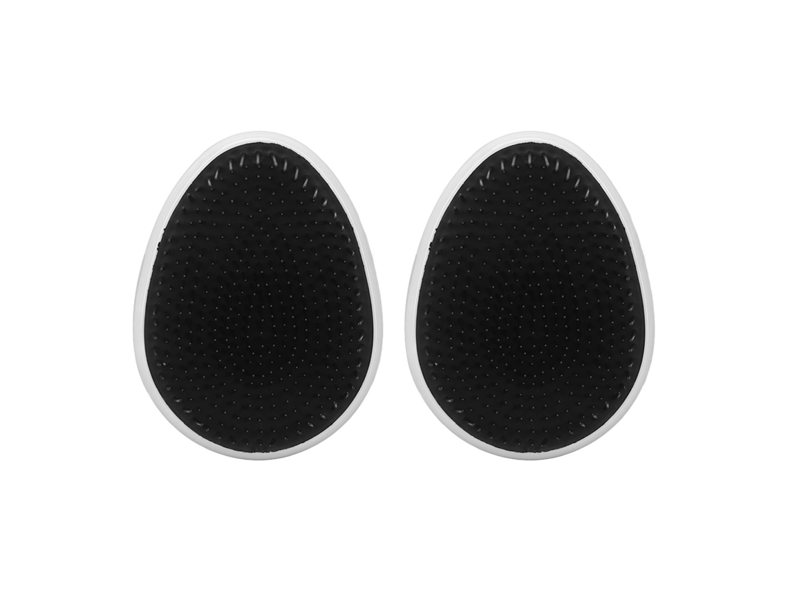 2026 2pcs Cepillo de Cabeza Suave Con Dientes Redondos para Masaje Portátil Cepillo de Champú En Forma de Huevo