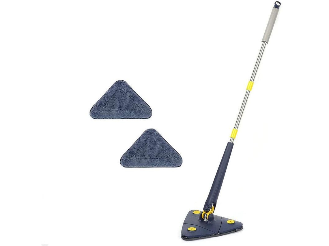 Mopa triangular giratória de 360°, microfibra ajustável, com S/MARCA