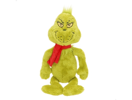 Brinquedo De Pelúcia Gigante De Natal Com Cachecol Vermelho 50 Cm The Grinch