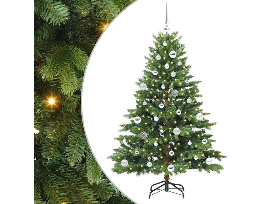Conjunto 1 Decoração De Natal Vidaxl Verde Plástico (150 Cm)