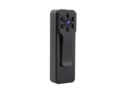 Câmera corporal, minicâmera digital 1080p com detecção de movimento, suporte para cartão TF Bestvite (preta)