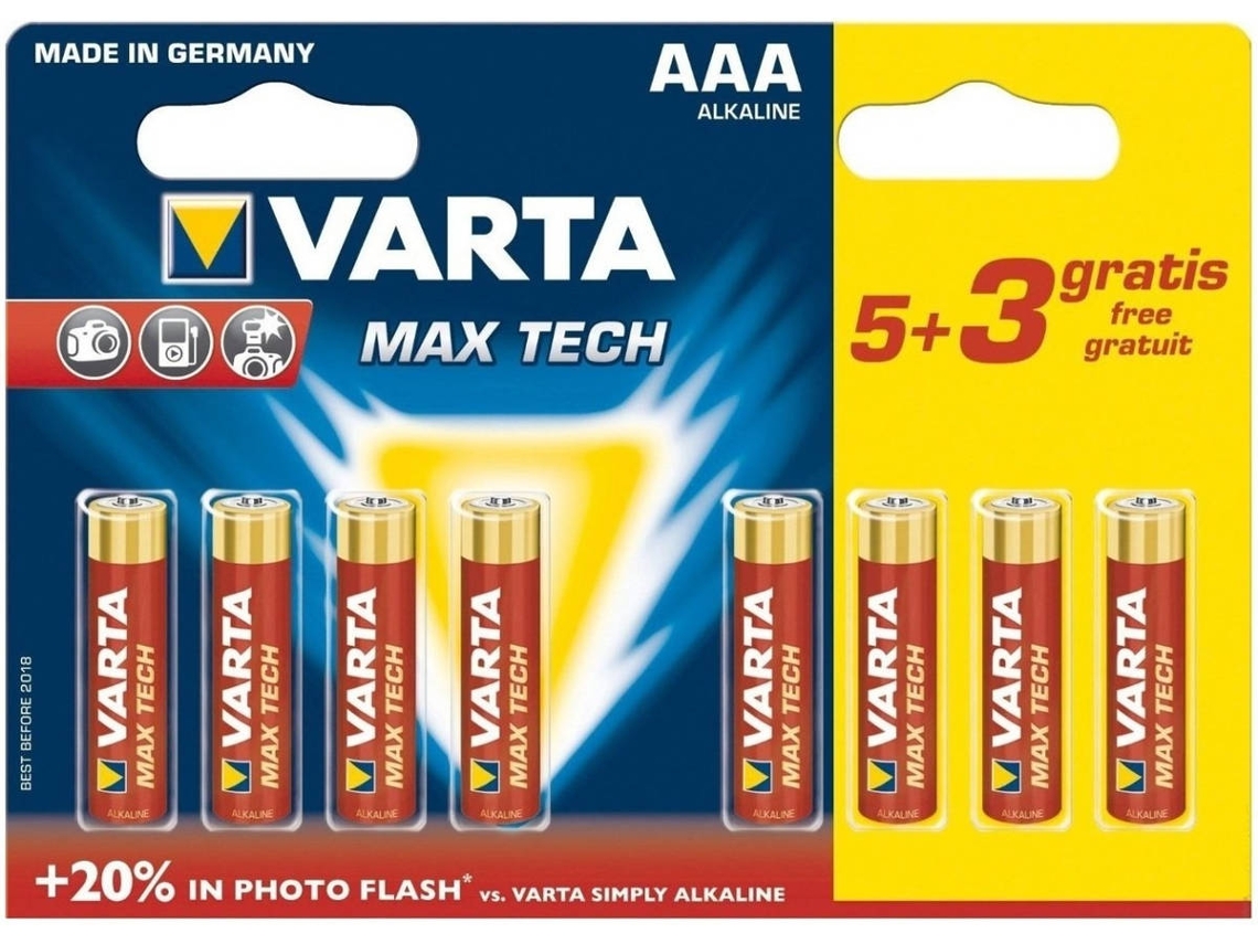 Pilhas VARTA Max Tech AAA