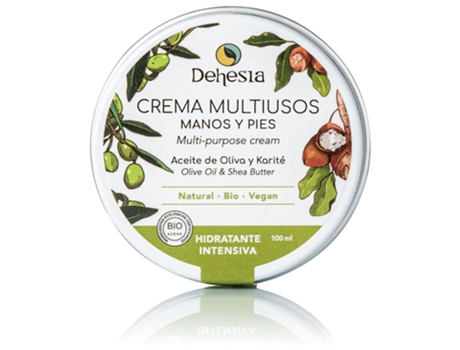 Creme Intensivo Multiusos para Mãos e Pés Bio 100 Ml Dehesia