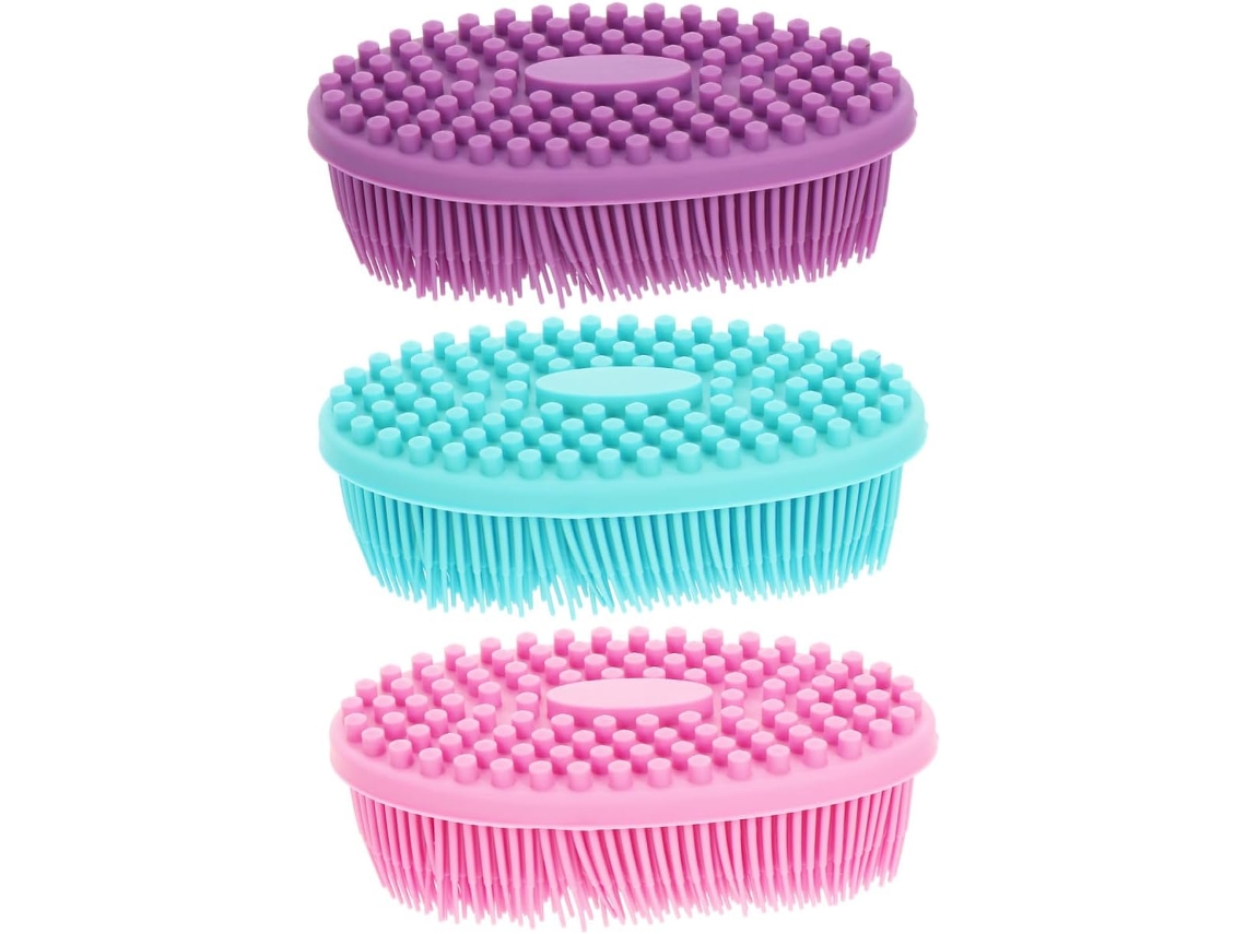 Conjunto De Escovas Limpeza Beauvorty Para Banheiro, Escova De Silicone Para Uso Familiar