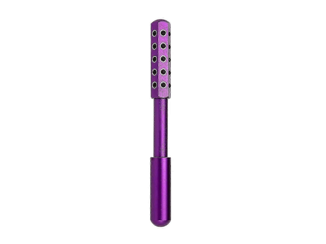 Rodillo Masajeador Facial de Pedra Germânio Belleza Radiance GOKOCO (morado)