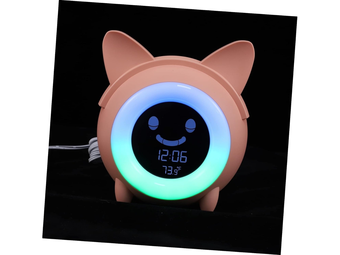Despertador Eletrônico Digital De Plástico Rosa Para Meninos E Meninas