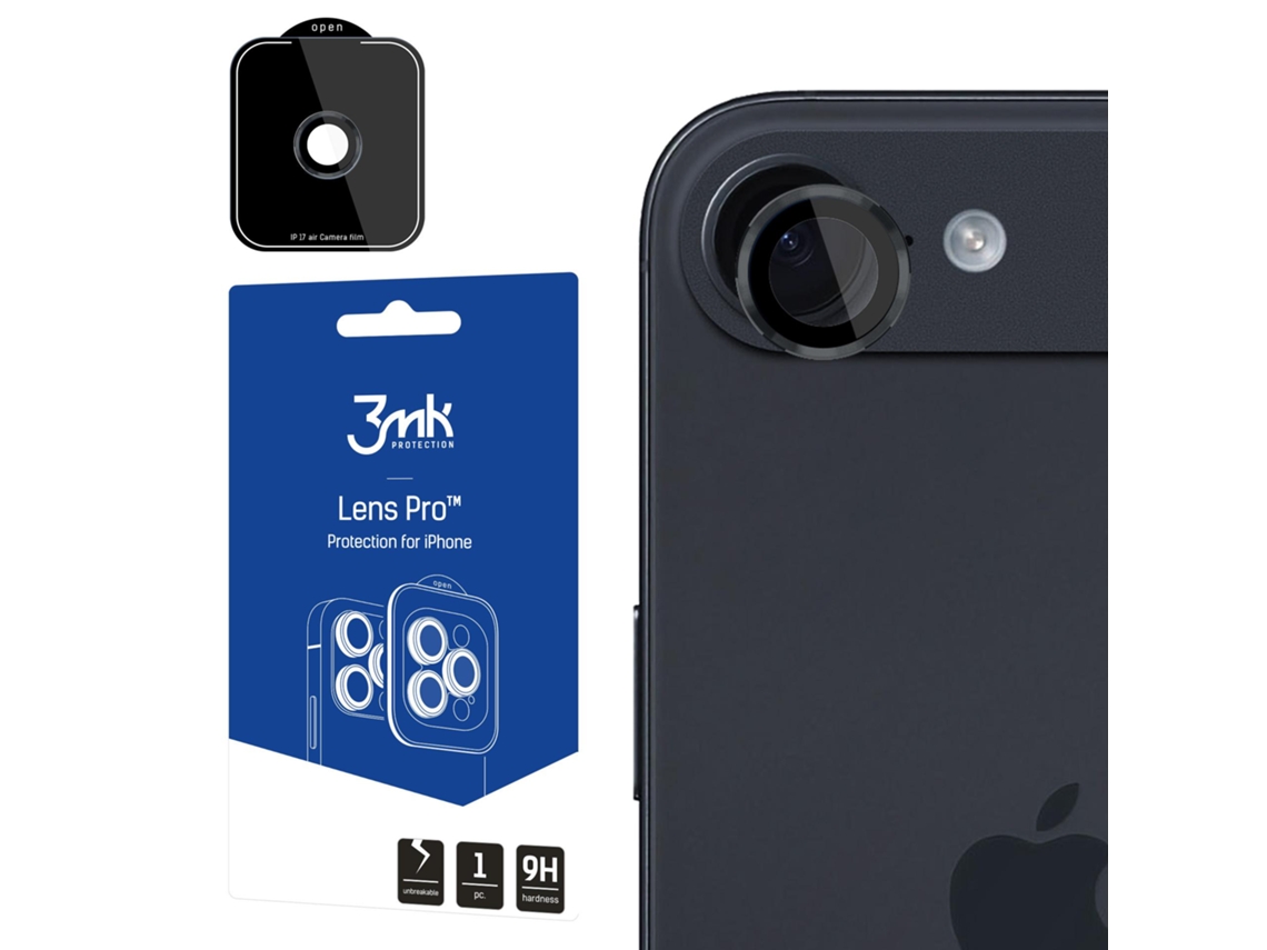Película Protetora De Lente 3mk Pro Para Iphone 17 Air, Transparente, 9h.