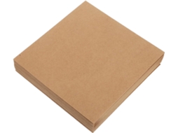 Envelopes Carrées Em Papel Kraft Épais E Pratiques Lote De 20 Para Convites, Cartes Et Rangement Quotidien