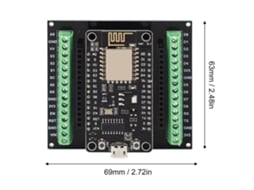 Placa De Desenvolvimento Esp8266 Compatível Com Nodemcu Lua Módulo Sem Fio Wifi V3