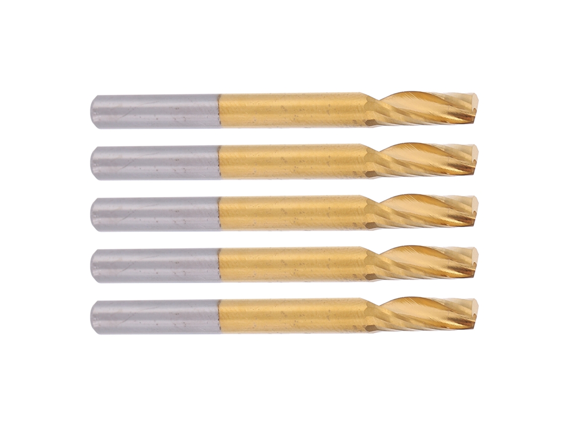Laxiscreed Fresa Spiral De Dente Único Com Revestimento De Titânio Para Precisão E Durabilidade