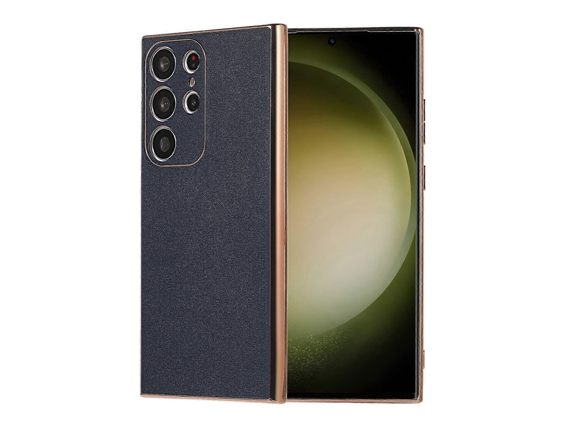 Capa Para Celular Samsung Galaxy S23 Ultra 5g Em Couro Com Revestimento Nano Da Série Xiaoya